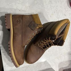 Dark Brown Timbs, Size Men’s 12 