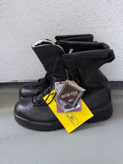 Black Belleville Waterproof Gor-Tex Boots 10R