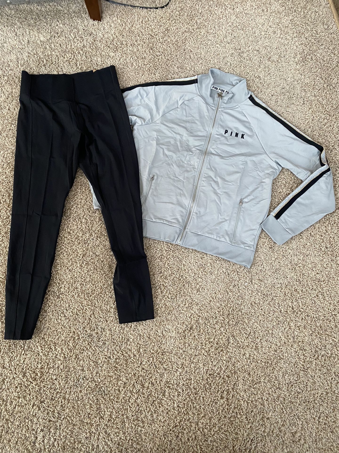Victoria’s Secret Pink Jacket And Leggings Set