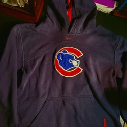 Chicago Cubs; Pre-owned, Nike.,Pull Over Hoodie, Youth (L-16/18) No Tears, Rips, Holes... Firm, Ship Available WPayPal