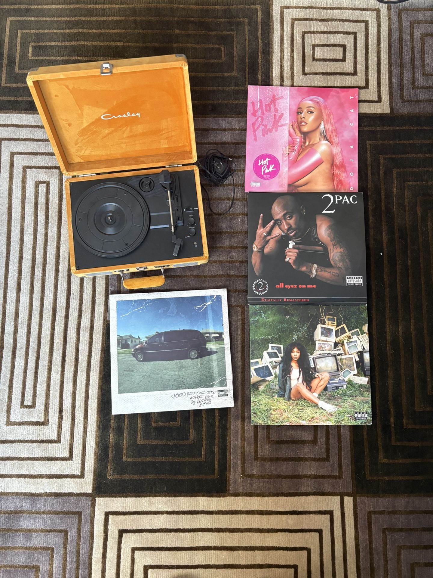 Record Player And Records