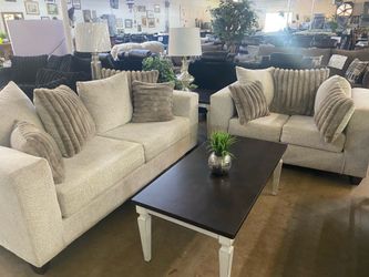 Sofa and love seat