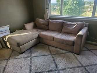 FREE super comfortable brown microfiber couch