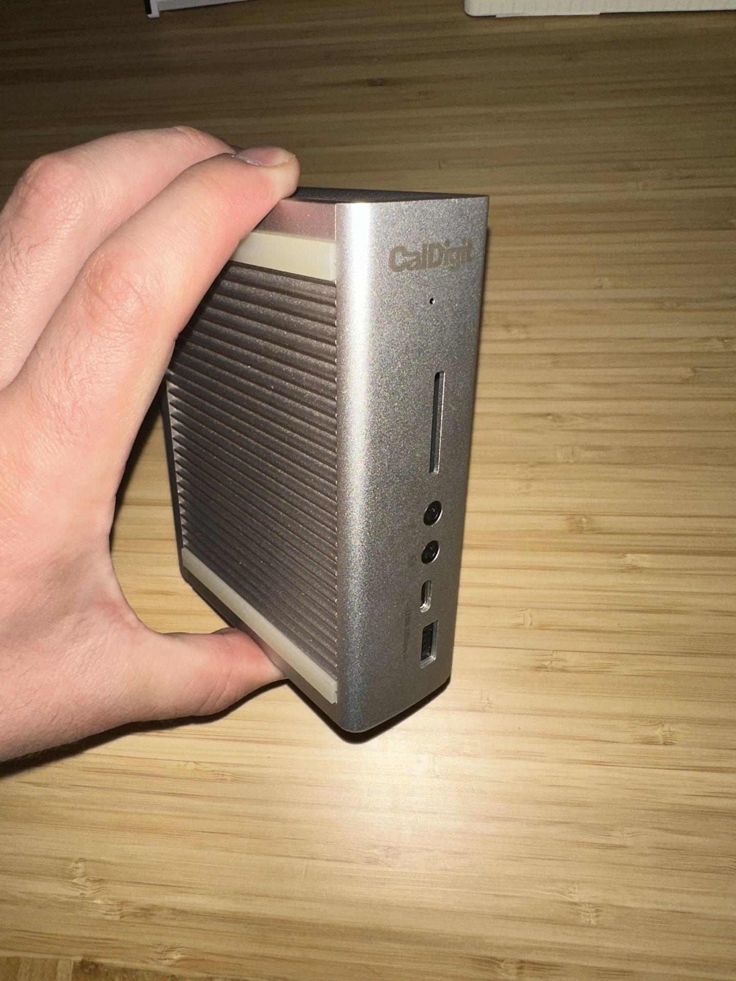 Used Caldigit TS3 Plus With AC Adapter And Thunderbolt Cable