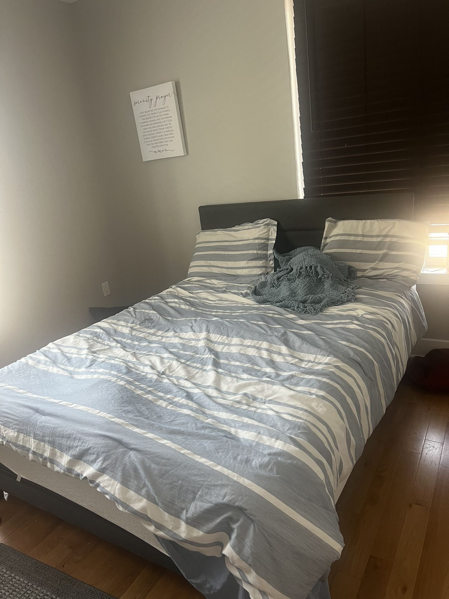 Queen Size Bed Plus Mattress