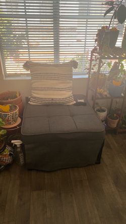 Ottoman that turns into a bed