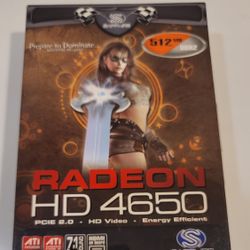 ATI Graphics Card HD 4650 In Original Box