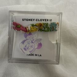 Stoney Clover Lane Disney Iridescent Minnie Charm Bracelet RARE