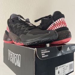 Adidas D.O.N. Issue 2 J Marvel Venom Carnage Basketball Shoes Boy’s/Men’s NWB Price For Each Pair Of Shoes Not All Of Them