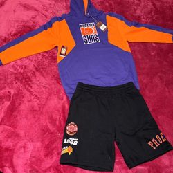 Phoenix Suns Hoodie Short Set
