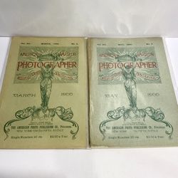 1900  American Amateur Photographer Vol XI Lot 2 Antique Magazines