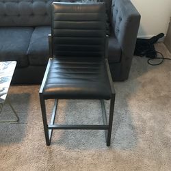 Leather Hi-Chair Pub Chair 