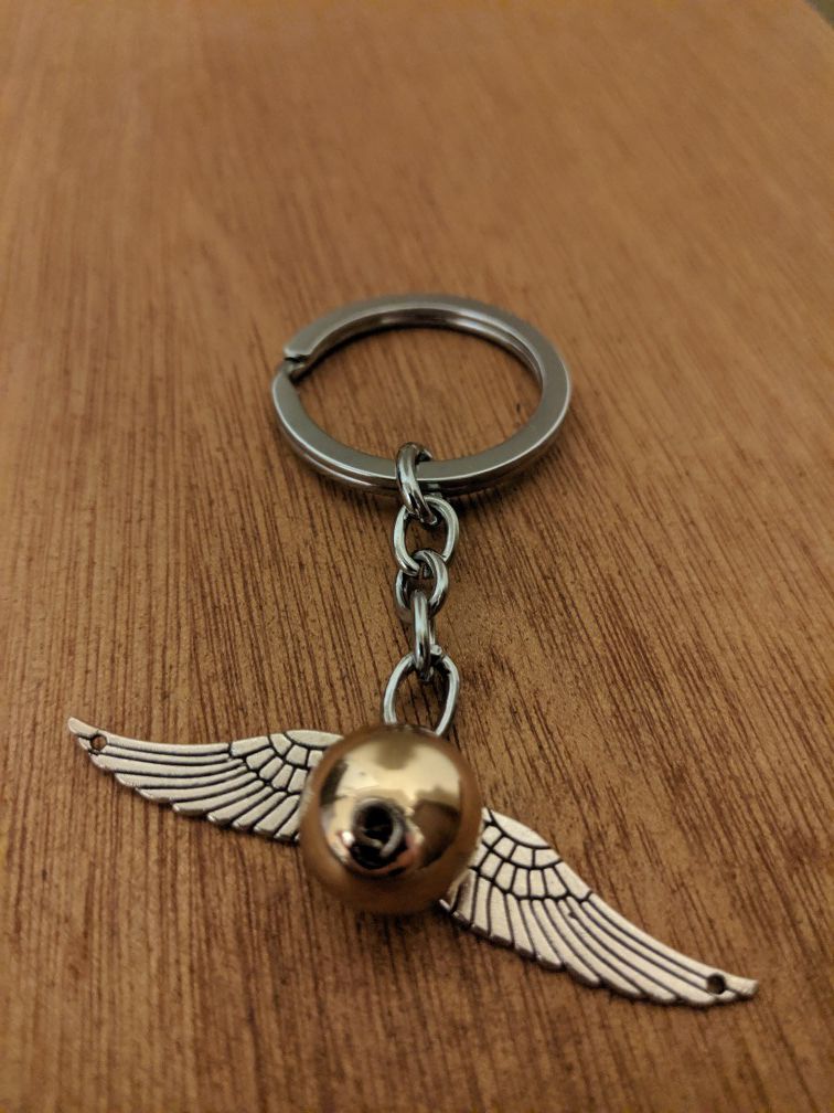 New Harry Potter Golden Snitch Keychain style #2!