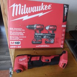 Milwaukee Drills  & Multi Tool 