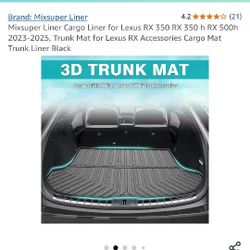 Lexus Trunk Mat
