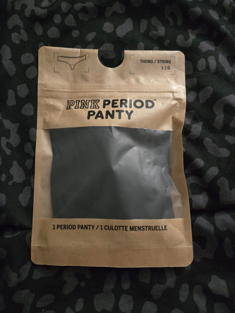 Pink Period Panty Thong Size Large