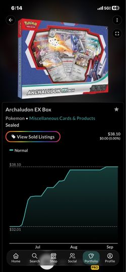 Pokémon Archaludon EX Box Sealed