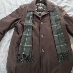 Ex-large Brown Dockers P-coat