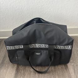Versace Men’s Leather Duffle Bag 
