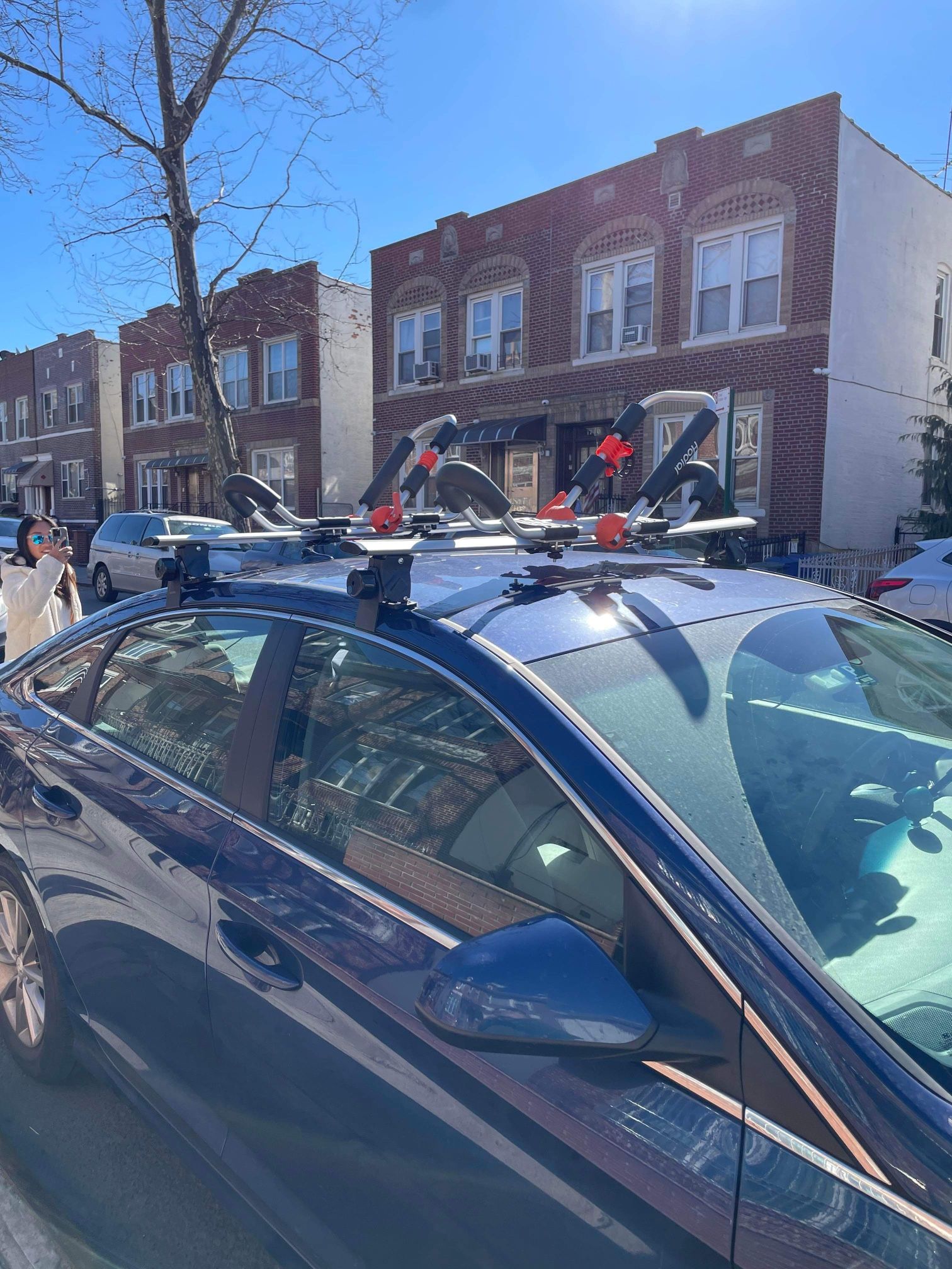 Kayak Roof Rack Foldable with Paddle Holder (for Canoe, SUP, Kayaks, Ski and Surfboard)