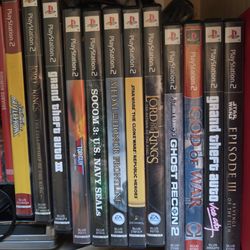 Playstation 2 games.