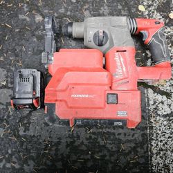 Milwaukee  Roto Hammer Drill W/ HEPA Filter And Battery 