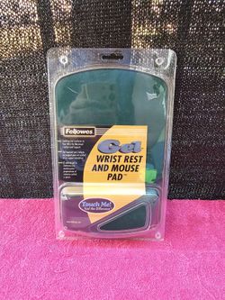 Fellowes Gel Wrist Rest And Mouse Pad 97741 - Green Emerald