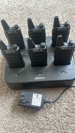 Retevis Two-Way Radios Set of 6 with Charger