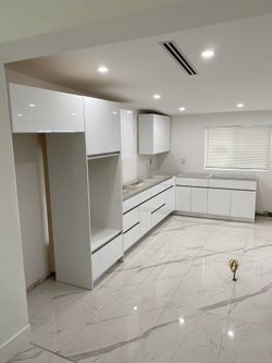 Kitchen  Cabinets  In Plywood  Acrylic Doors 