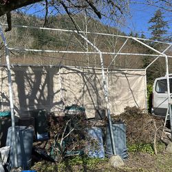 10 x 20 steel frame canopy
