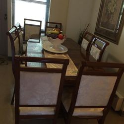 Mesa De 6silla Por 350 Negociable 