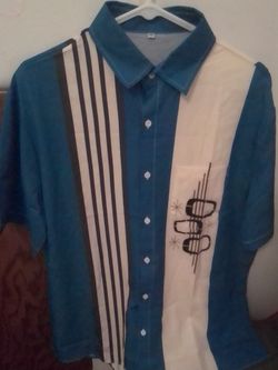 Men's Retro 50s-60s Short Sleeve Shirt