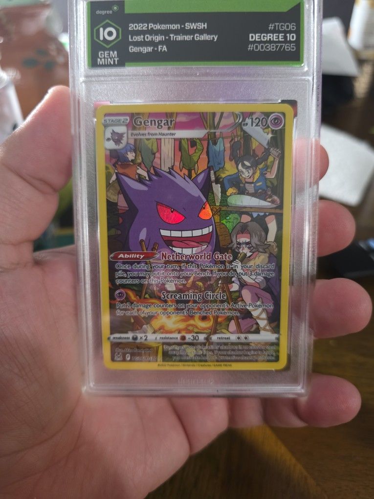 Gengar #TG06 Pokemon Lost Origin Degree Gem Mint 10