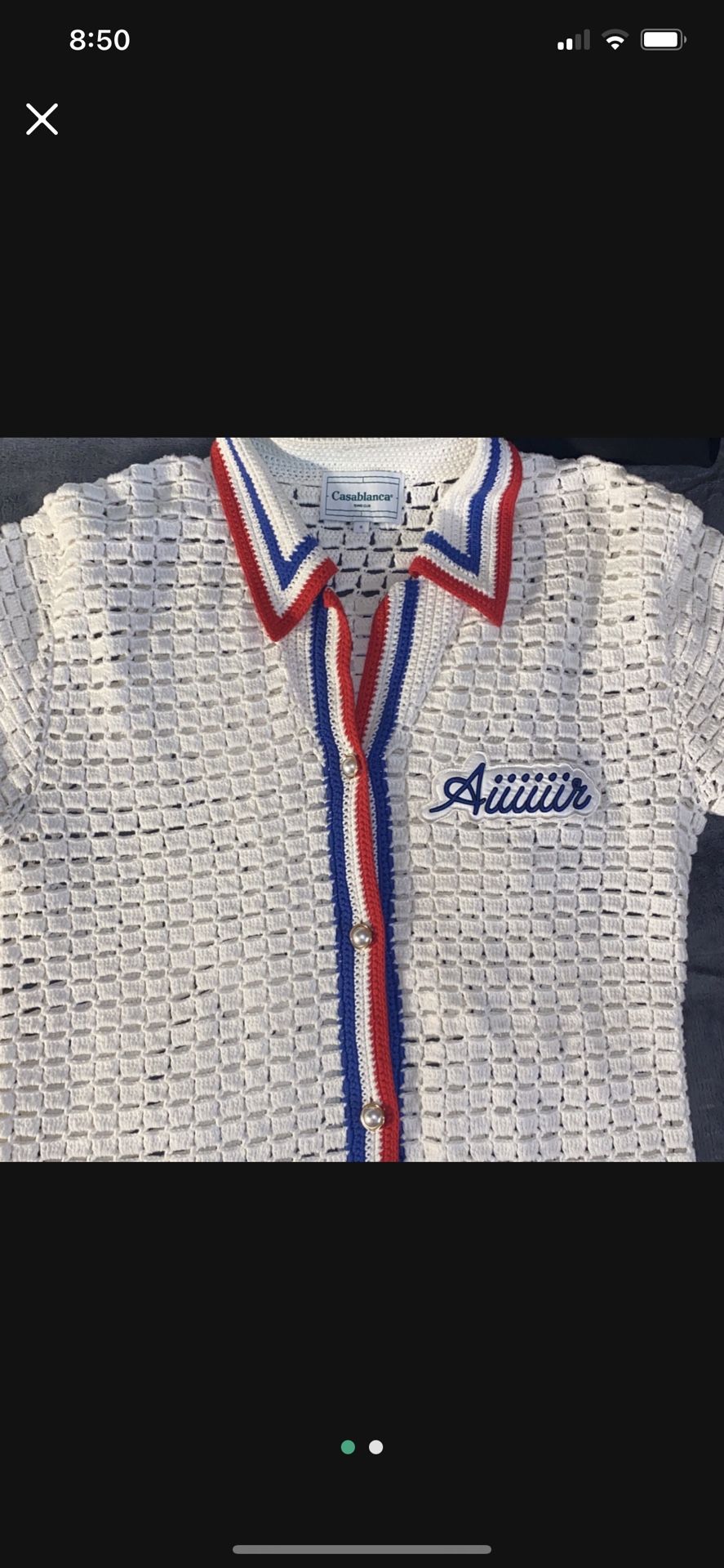 Knit Casablanca Shirt 