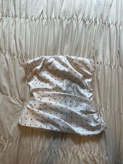 Polka dot tube top