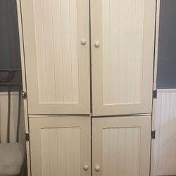 Armoire Beige and Cream 