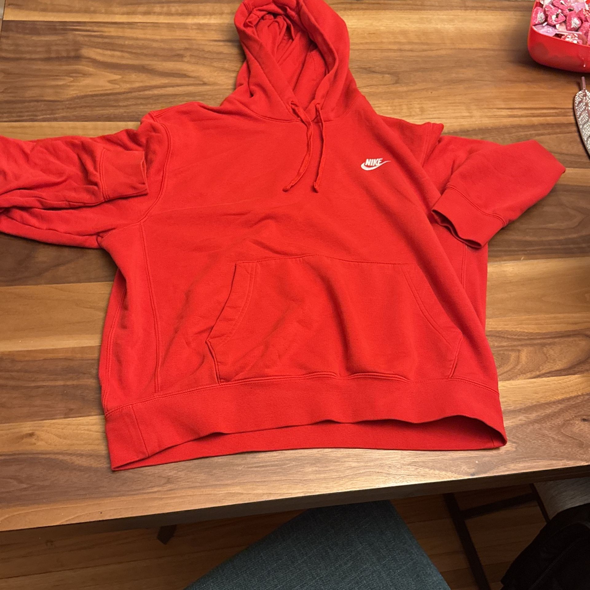 Red Nike Hoodie