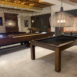 Rustic Pool Table 