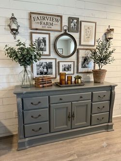 Large Vintage Dresser Buffet Sideboard Media Console-delivery available