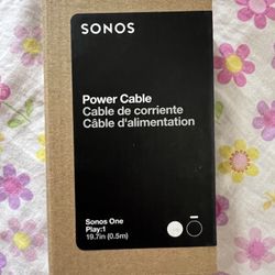 Sonos Power Cable, specifically designed for Sonos One