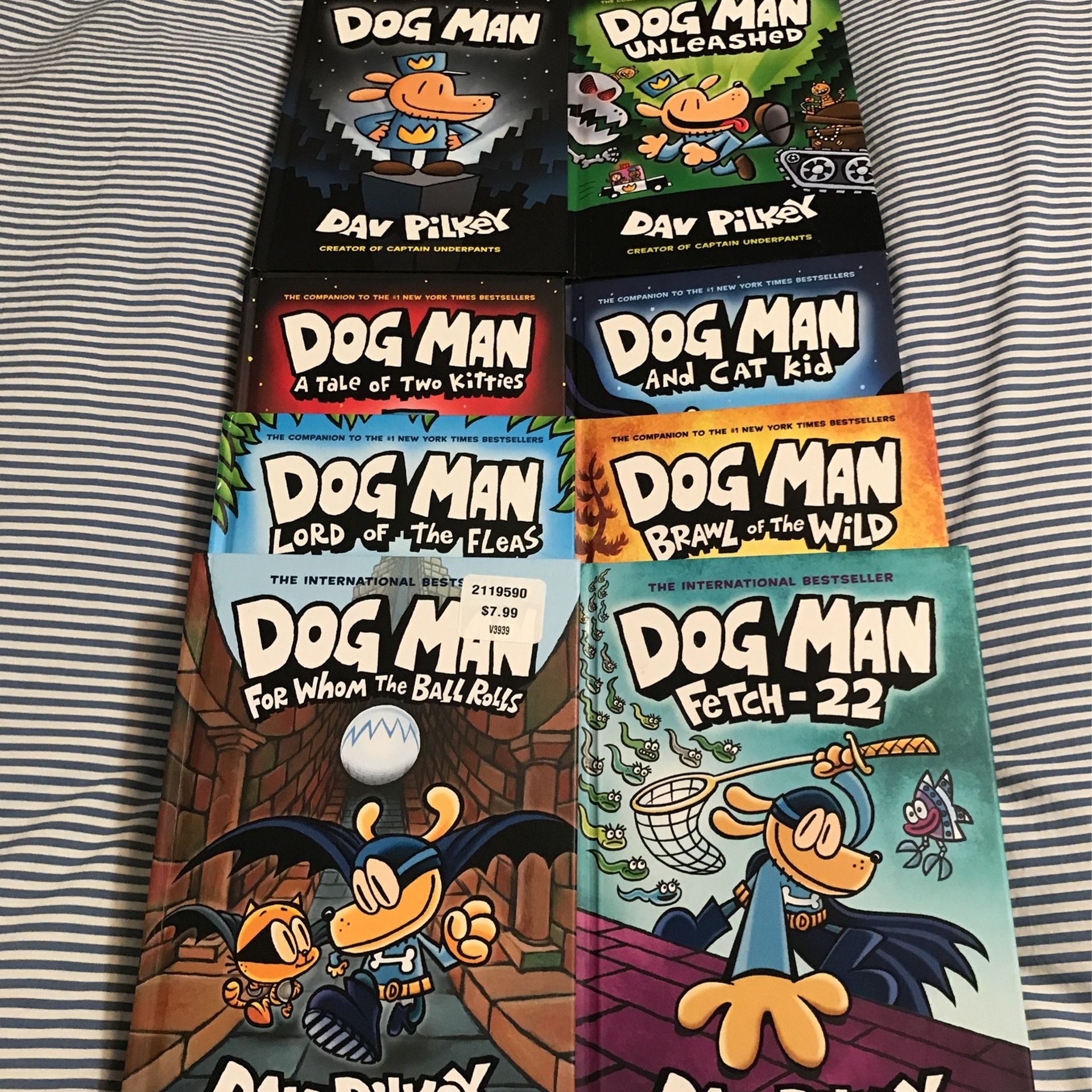 8 Dog Man books