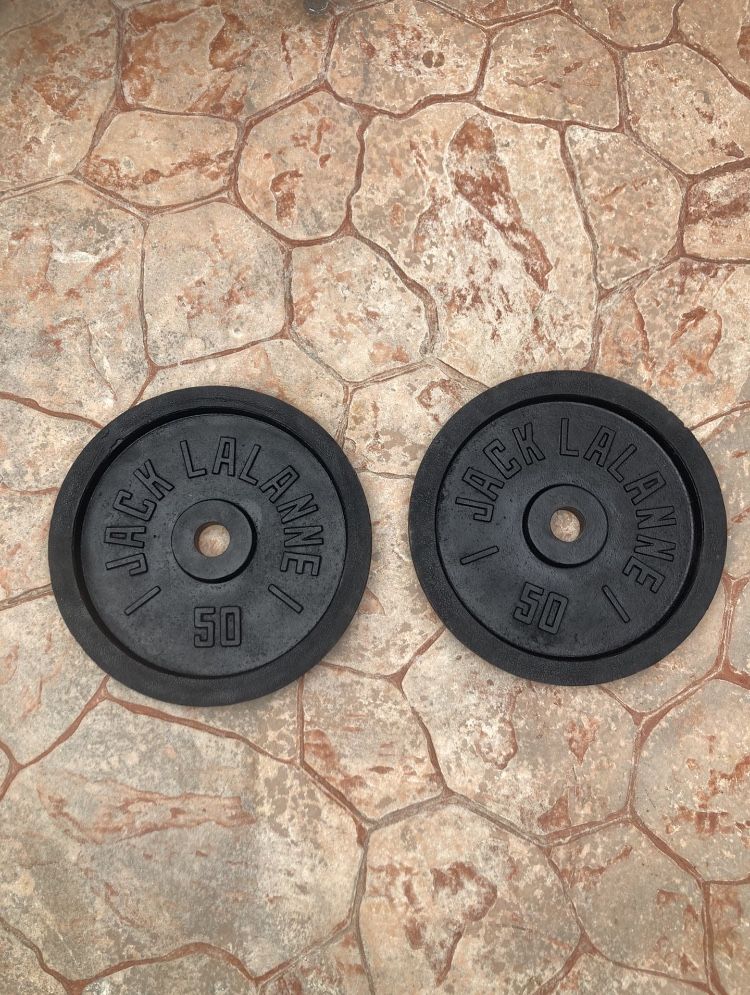 50 Pound Olympic Weight Plates 