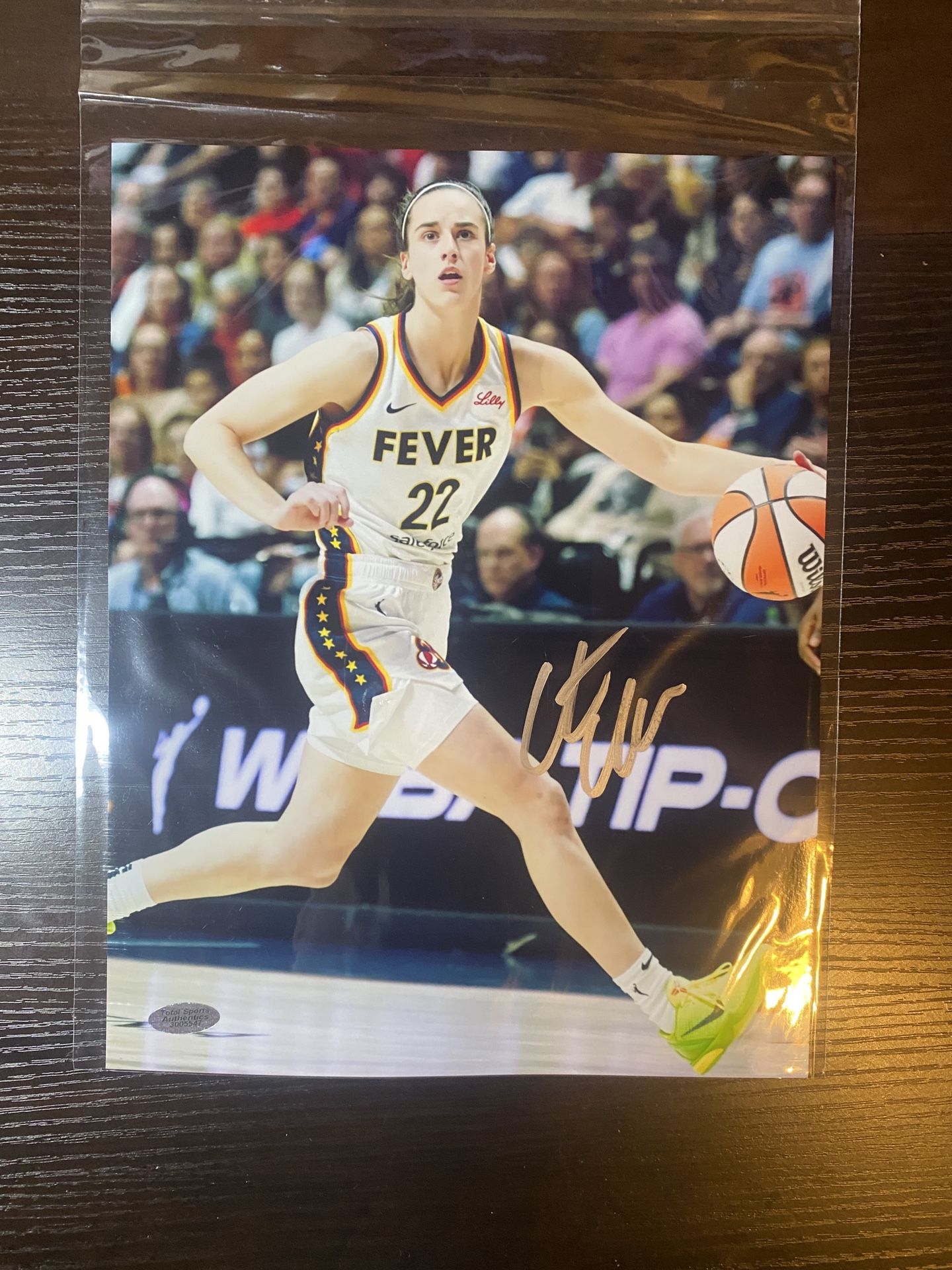Caitlin Clark Autographed 8 X 10 With Coa