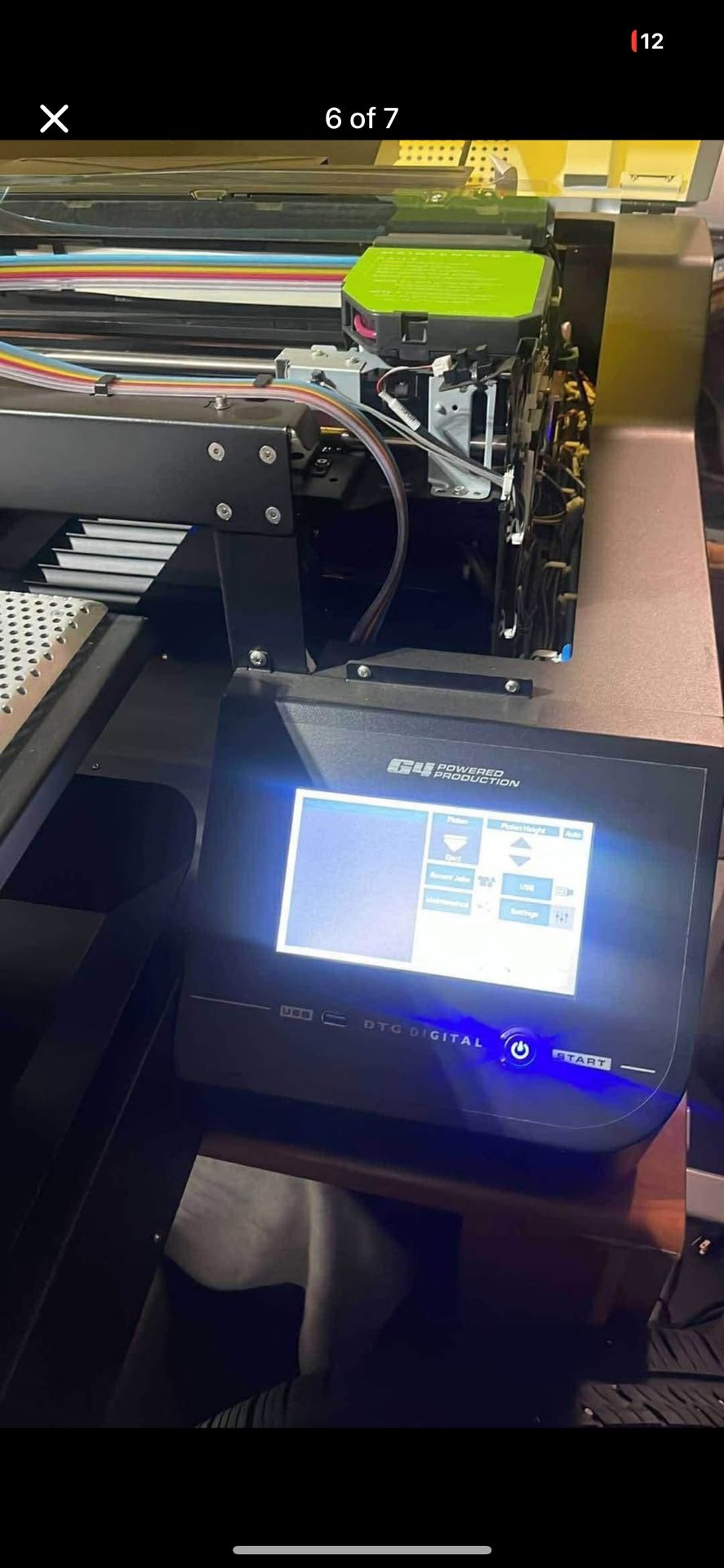 DTG G4 T-Shirt Printer with DTF Capability; Direct to Garment Printer,Excellent 