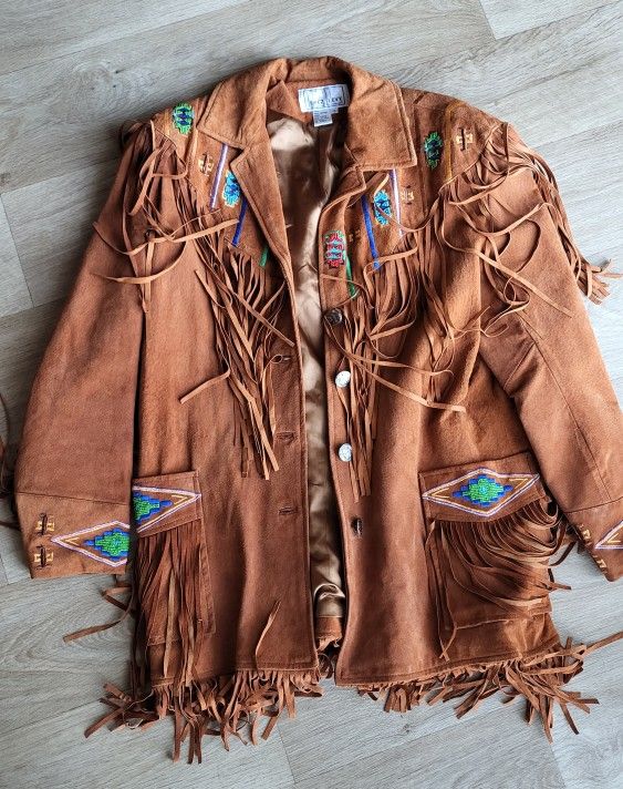 Vintage Erez Levy Western Beaded Jacket Men's Size S