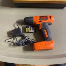 Black And Decker Cordless Drill