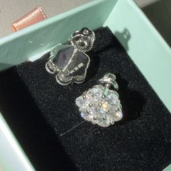 Cluster Moissanite Earrings