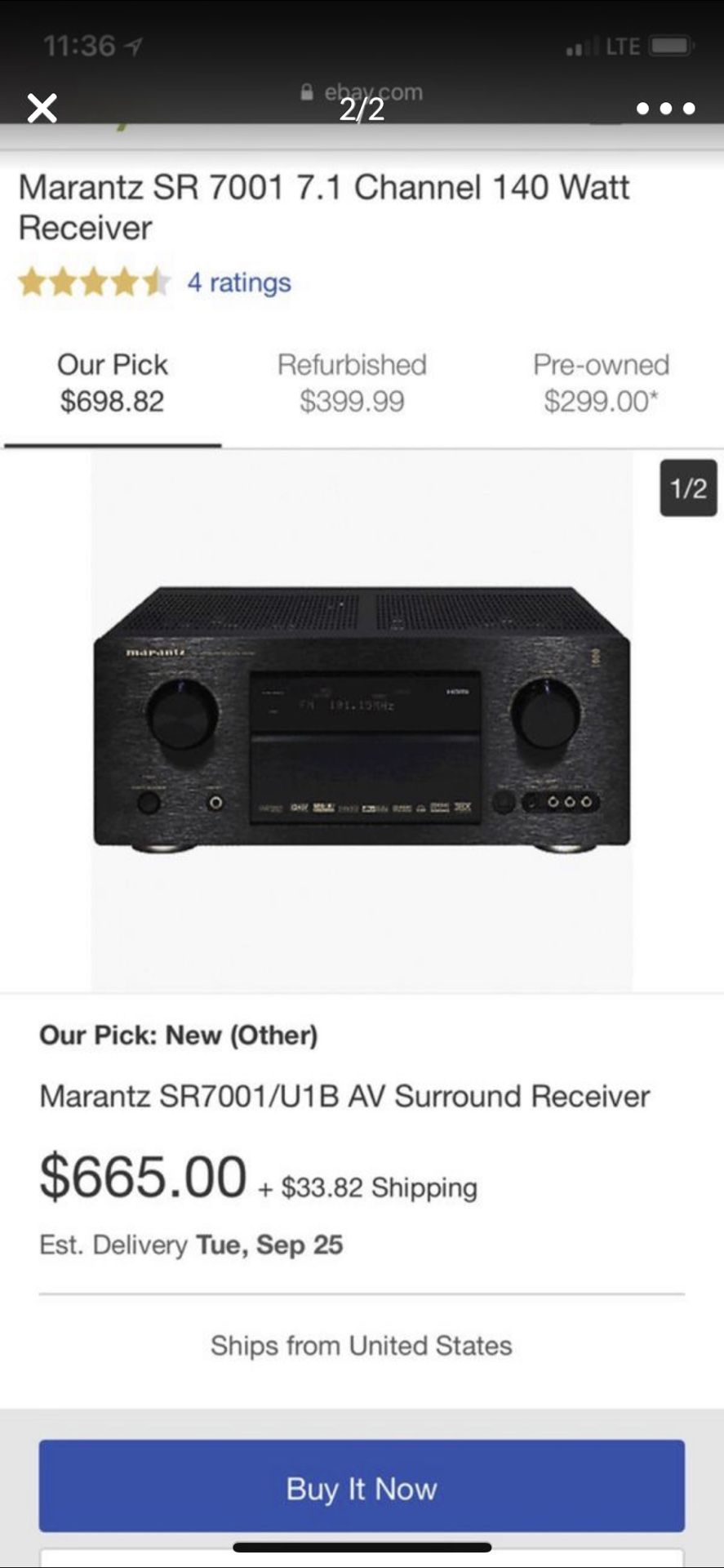 Marantz sr 7001