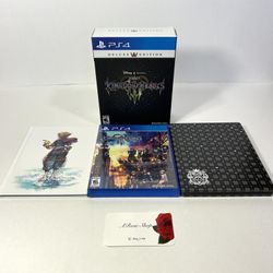 Playstation 4 Kingdom Hearts III Deluxe Edition Complete Video Game