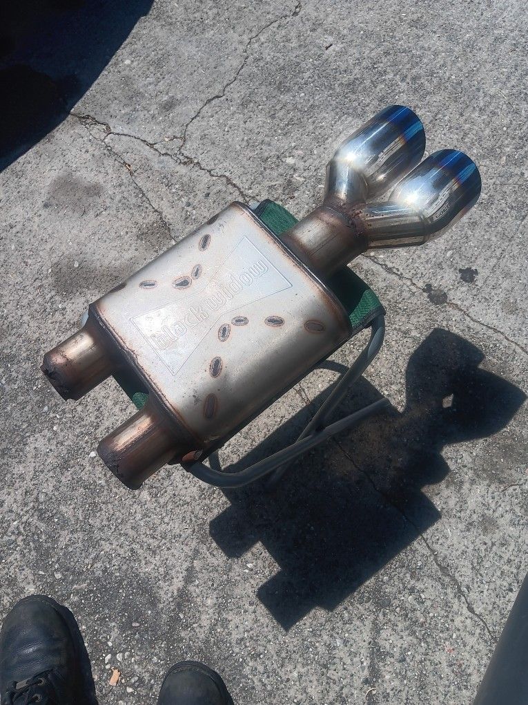 Black Widow Muffler And Exhaust Tip